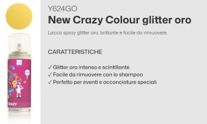 LACCA GLITTER ORO Y624GO